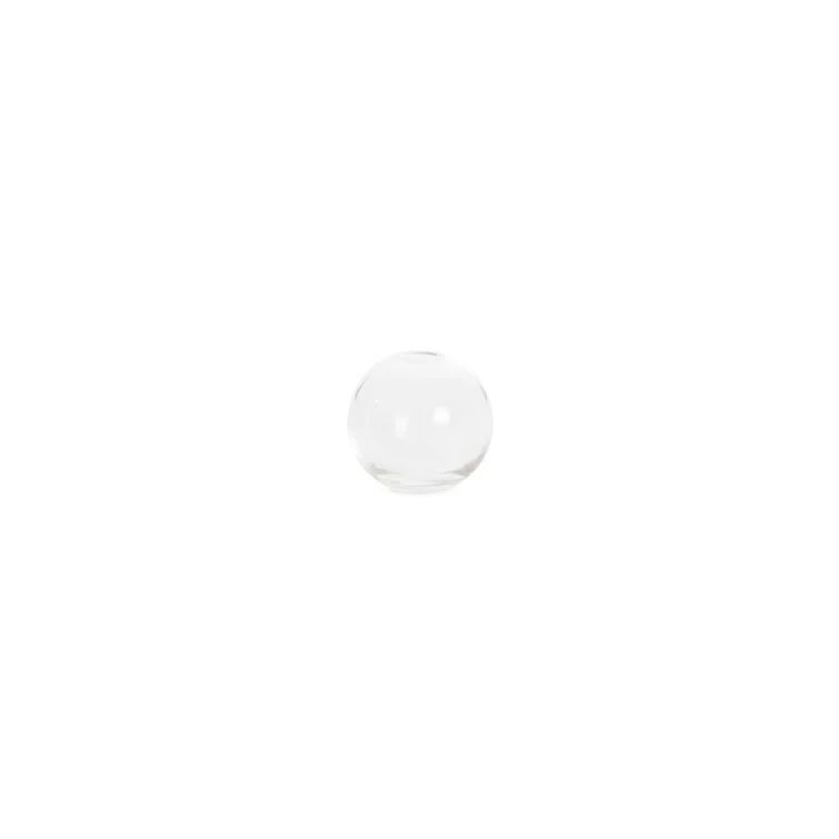 Aurora Clear Handblown Glass Sphere Table Vase