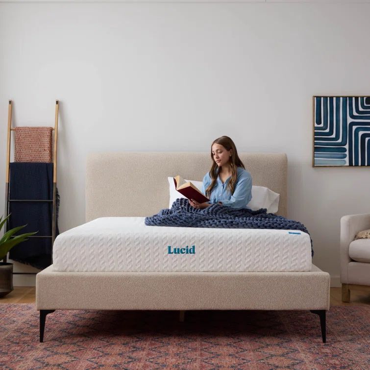 Lucid Comfort 10-Inch Twin Gel Memory Foam Mattress