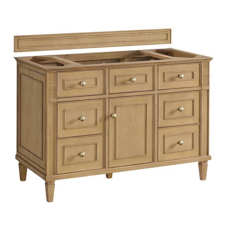 Lorelai 48" Light Natural Oak Single Vanity Base