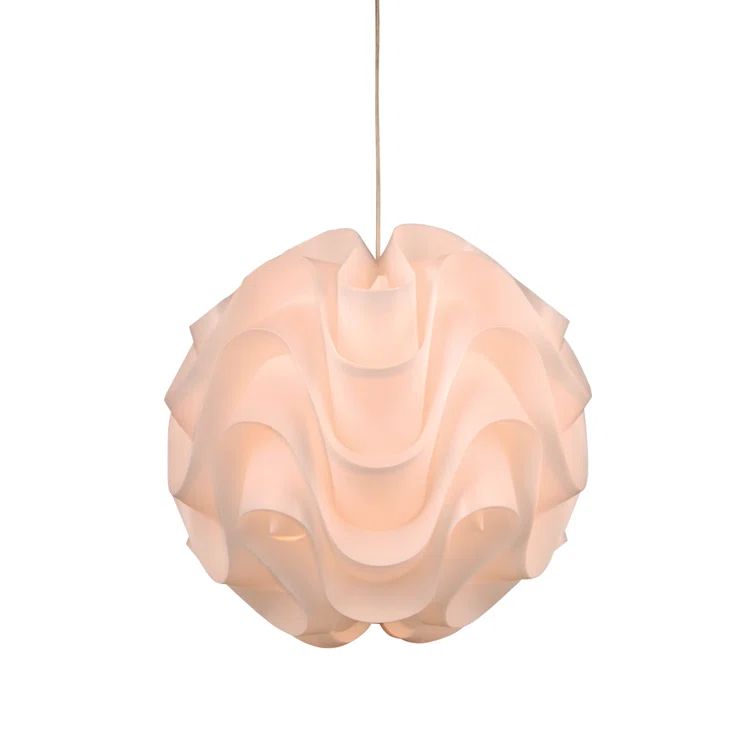 Chic Crystal Globe Chrome Pendant with Adjustable Length