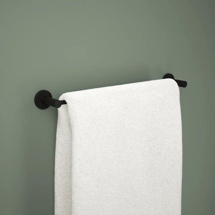 Matte Black Stainless Steel Wall Mounted Towel Bar