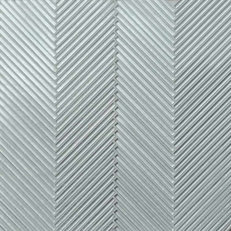 Kaikos 11" x 11" Matte Glass Geometric Mosaic Tile