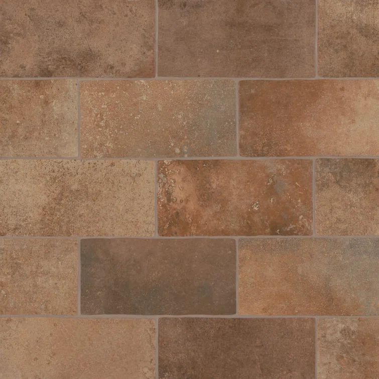 Montana 5" x 10" Matte Porcelain Brick Look Tile