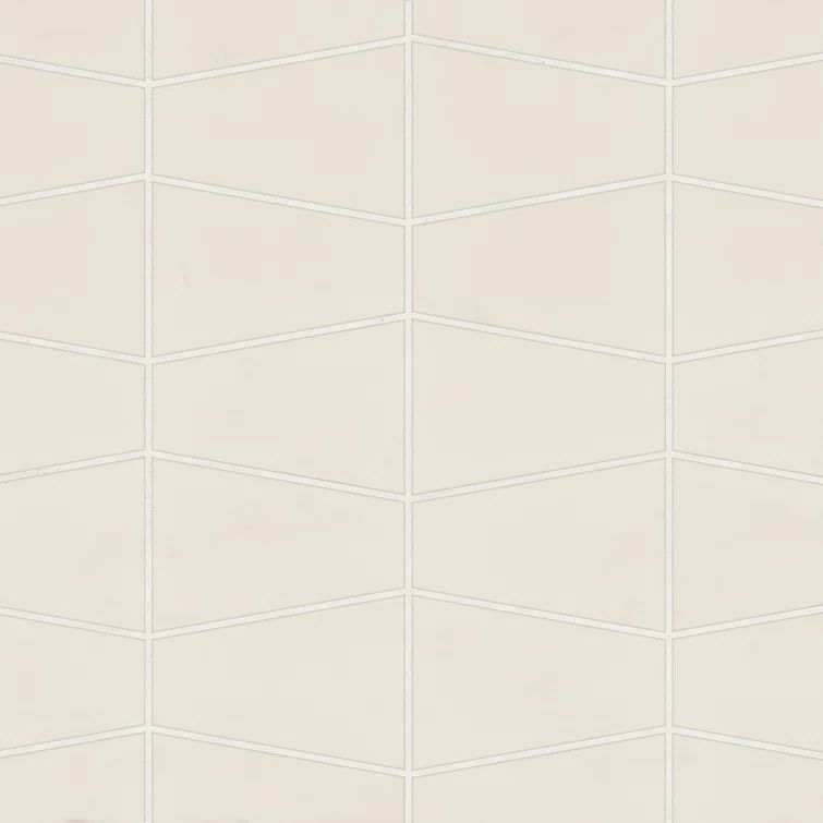 Sand Dollar Beige Matte Porcelain Mosaic Tile for Bathroom