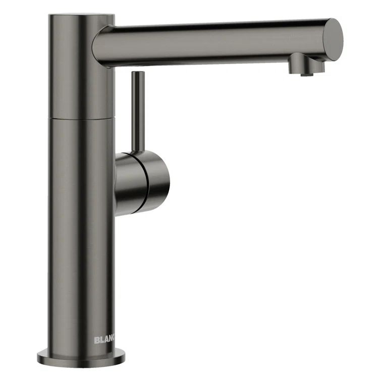 Alta II Satin Dark Steel Low Arc Beverage Faucet