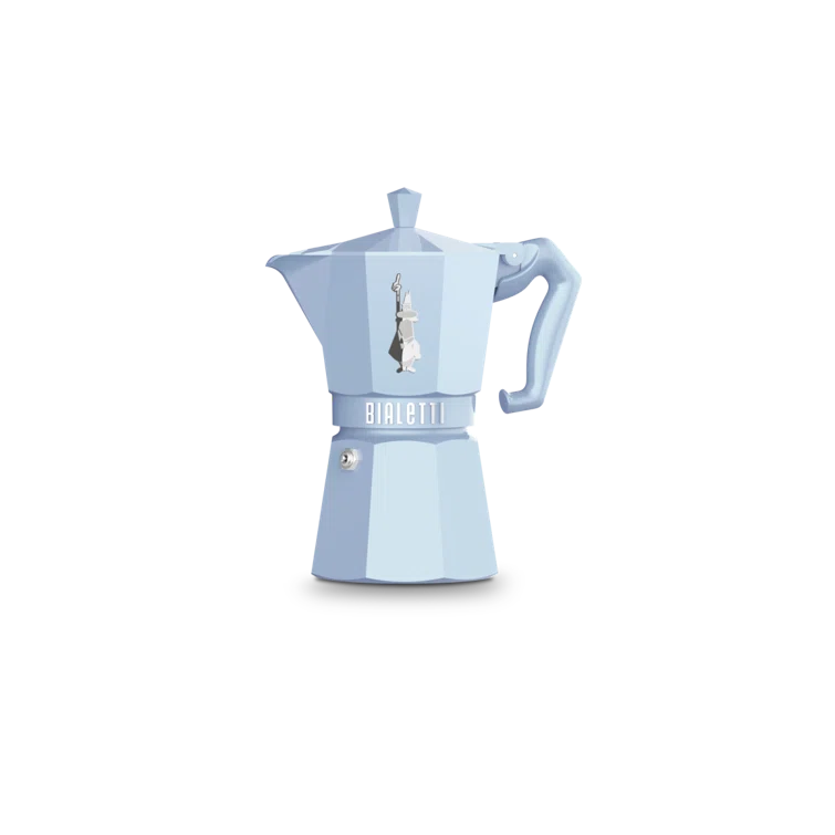 Bialetti Light Blue 6-Cup Vintage Espresso Maker