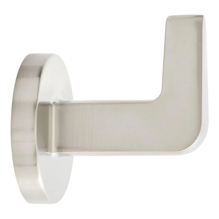 Brushed Nickel Wall Mounted Metal Robe Hook