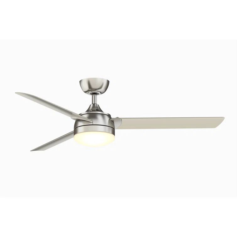 Xeno Brushed Nickel 56" LED Ceiling Fan with Remote