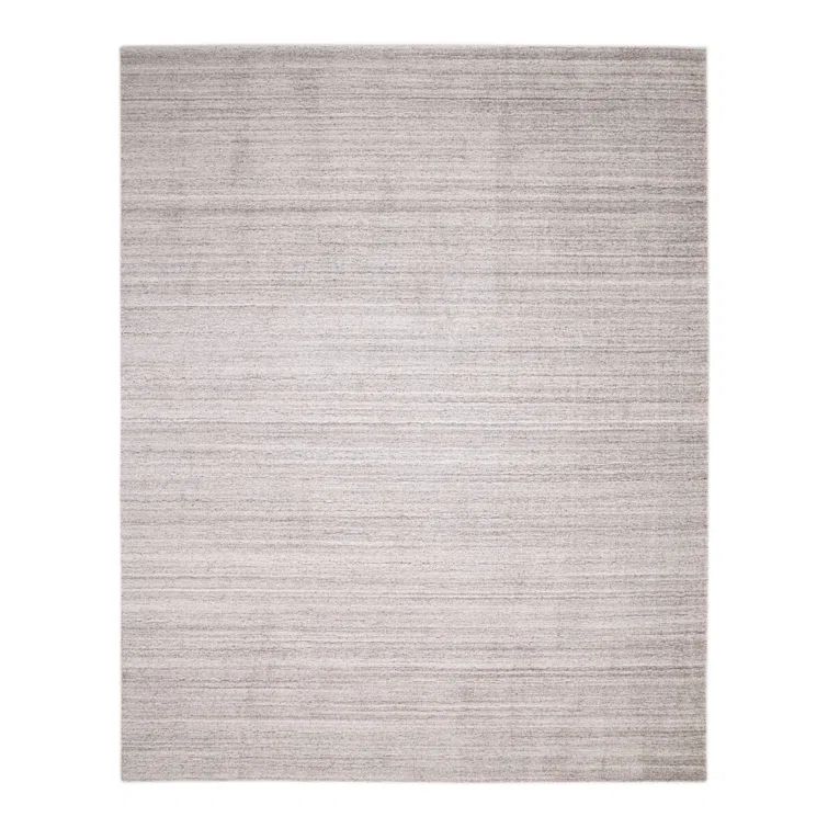 Halsey Hand-Knotted 8' x 10' Linen and Wool Stripe Area Rug