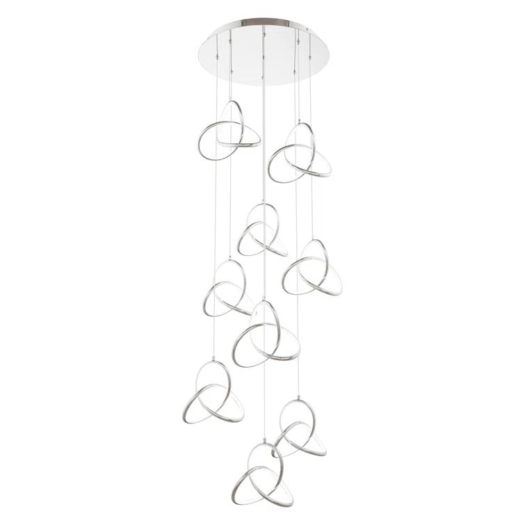 Vornado 15-Light Chrome Multi Pendant Light
