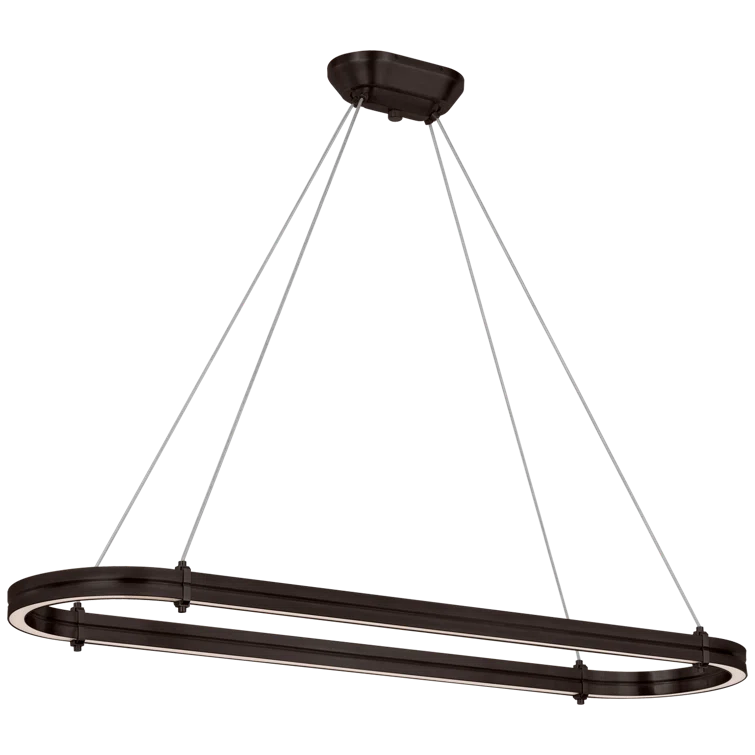 Paxton Bronze 54" LED Linear Chandelier