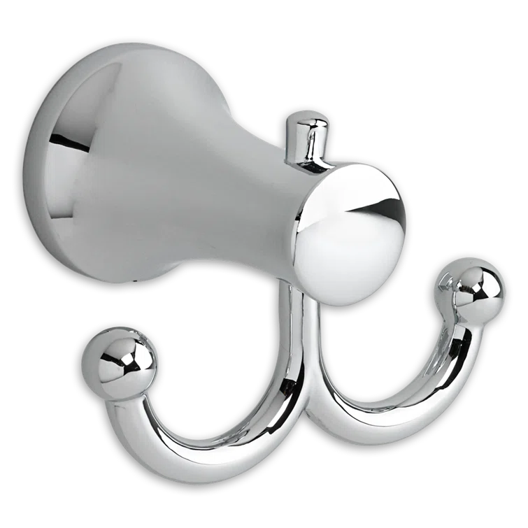 Chrome Double Wall Mounted Towel and Robe Hook