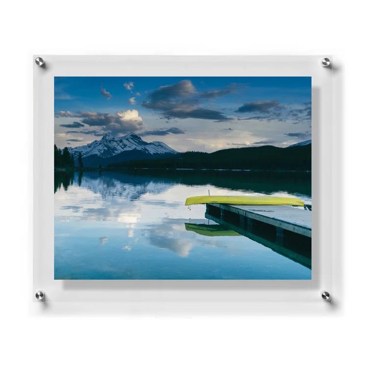 Silver Floating Acrylic Wall Picture Frame 23x27"