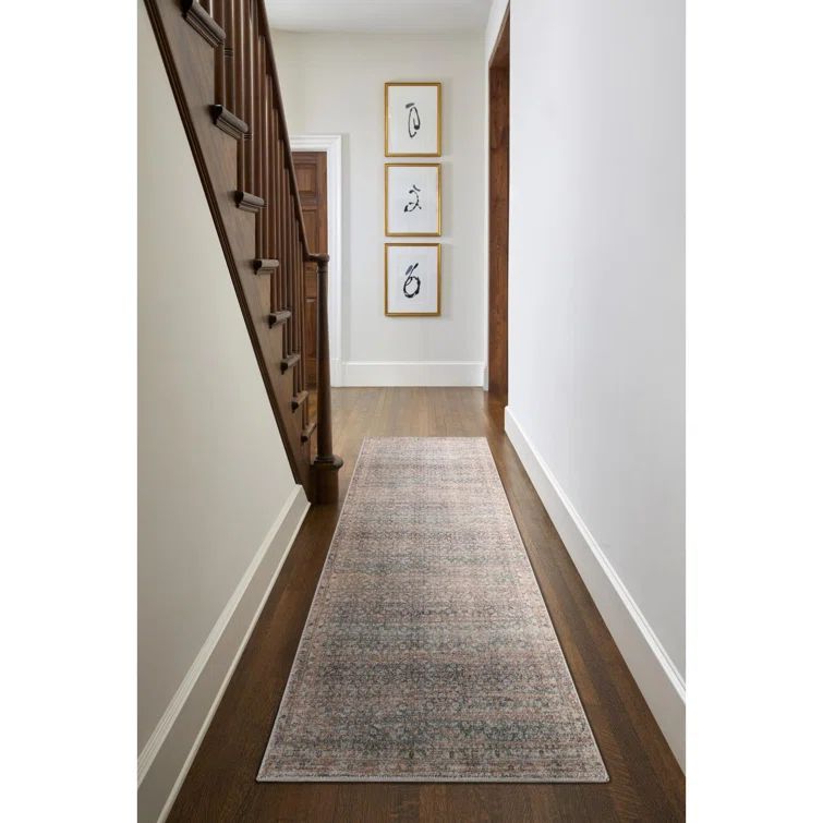Marlene Sage and Brown Vintage Runner Area Rug