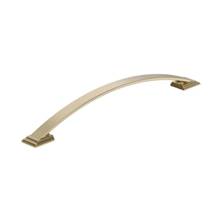 Golden Champagne Arch Cabinet Pull with Mounting Hardware