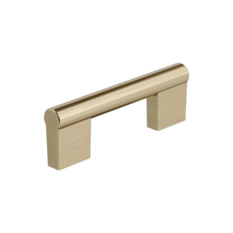 Golden Champagne 3" Modern Industrial Cabinet Bar Pull
