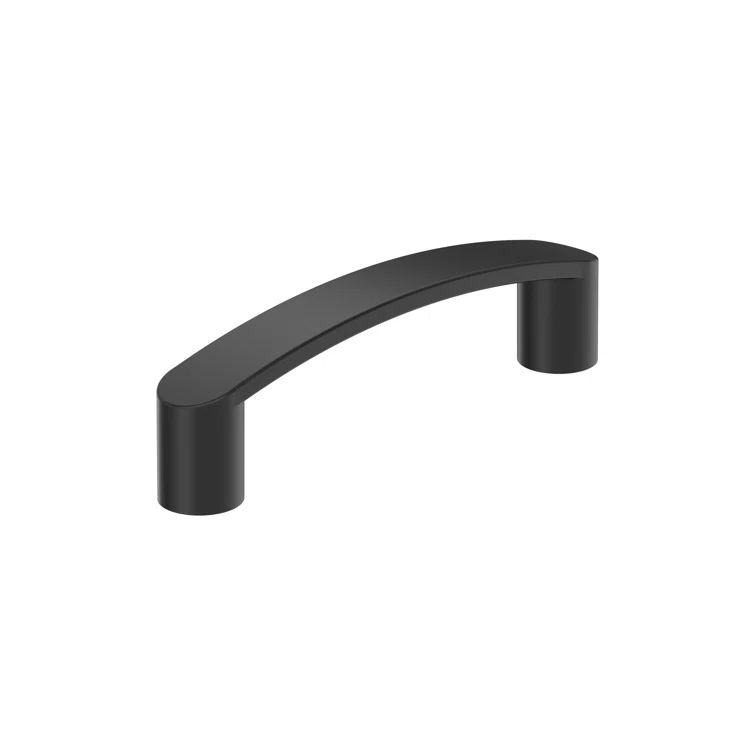 Matte Black 3" Modern Industrial Bar Pull
