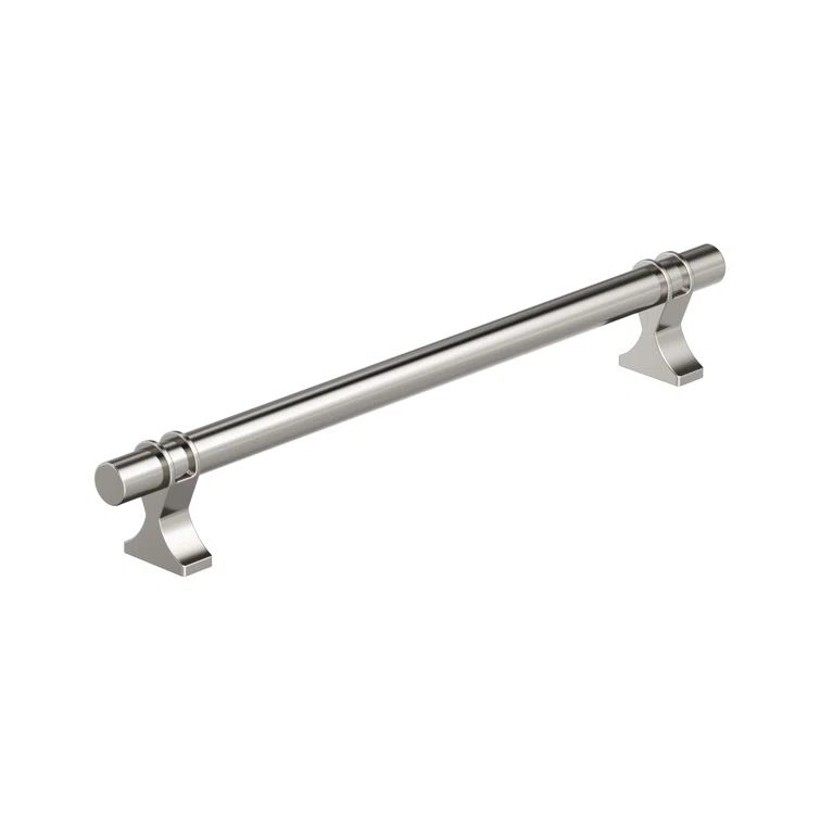 Polished Nickel 12-Inch Modern Industrial Appliance Pull