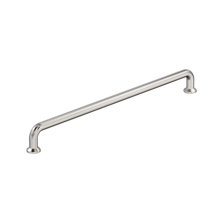 Polished Nickel 18-inch Modern Industrial Appliance Pull
