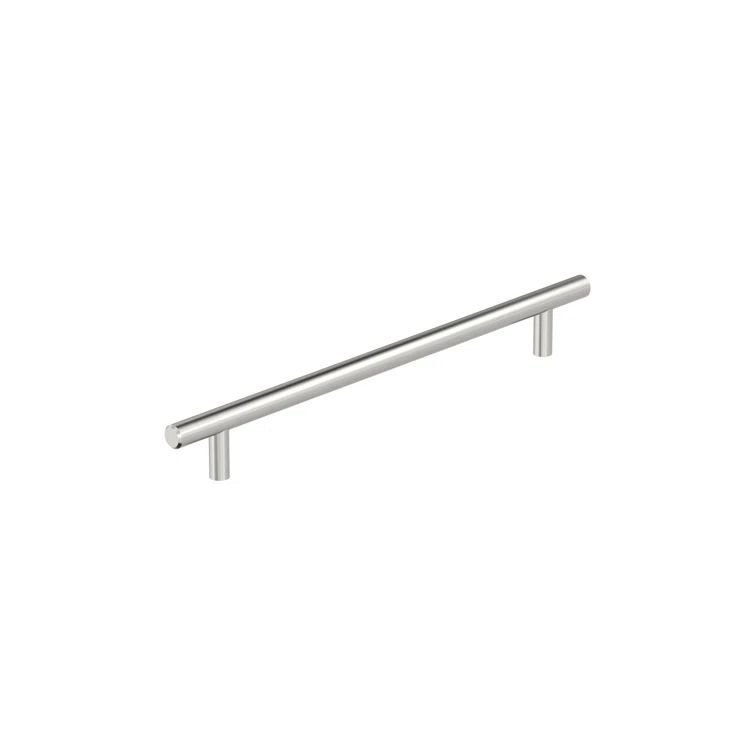 Stainless Steel 8-13/16 Inch Brushed Bar Pull with Mounting Hardware