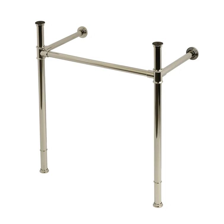Polished Nickel Stainless Steel Console Sink Legs