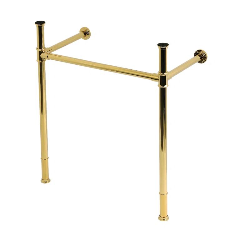 Polished Brass Stainless Steel Console Sink Legs