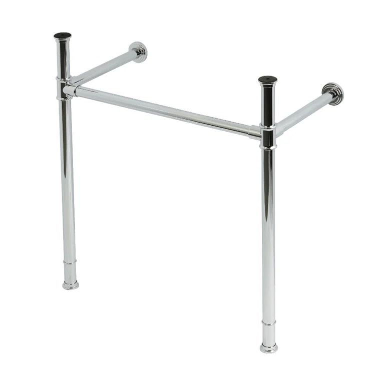 Polished Chrome Stainless Steel Console Sink Legs