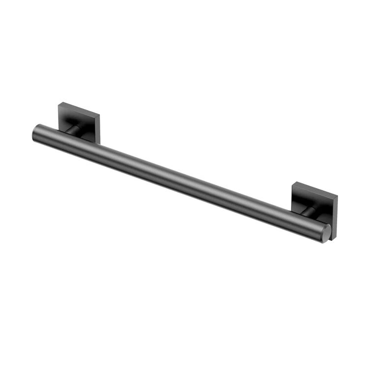 Matte Black 18" Stainless Steel Wall Mount Grab Bar