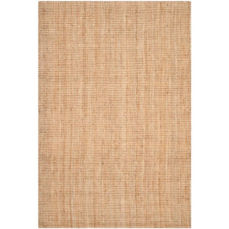 Handmade Natural Jute Flat Woven Rectangular Area Rug 8' x 10'