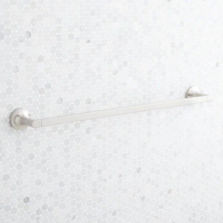 Brushed Nickel 26" Wall Mounted Towel Bar
