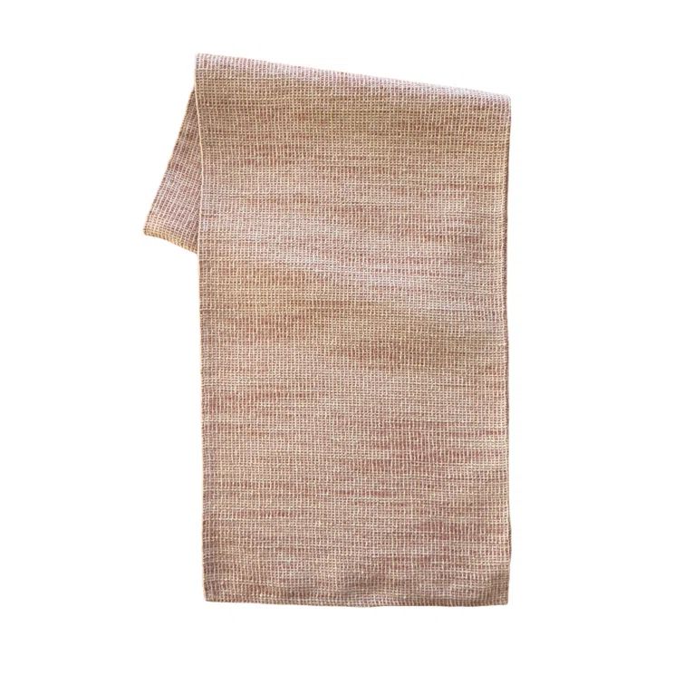 Anaya Desert Red Wrinkle Resistant Indoor Outdoor Table Runner