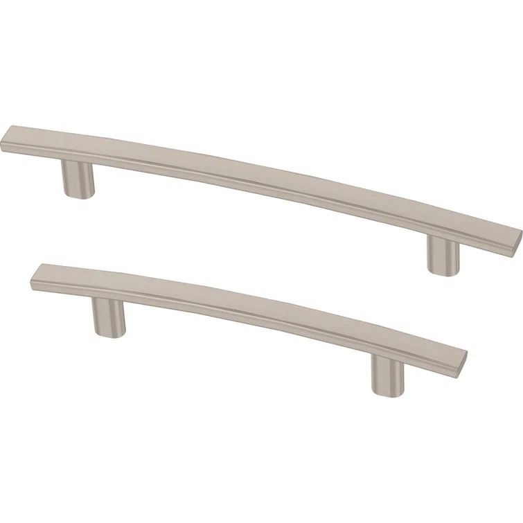 Satin Nickel Subtle Arch Cabinet Bar Handle Pulls Multipack