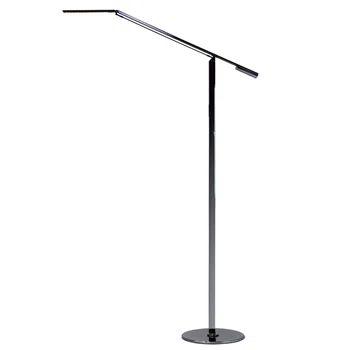 Equo Chrome Finish 57" LED Floor Lamp with Touchstrip Dimming