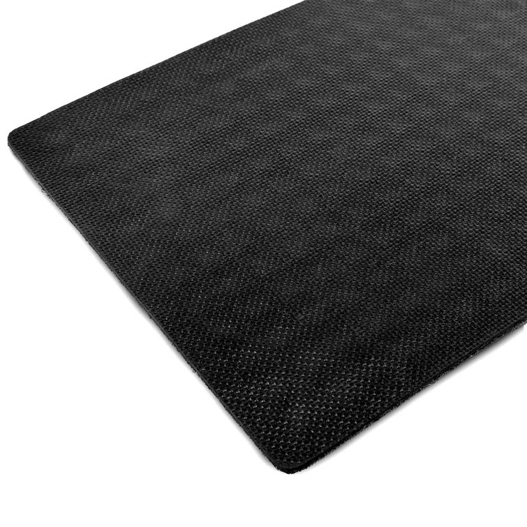 WaterHog Black Polyester Indoor Outdoor Stair Treads Set
