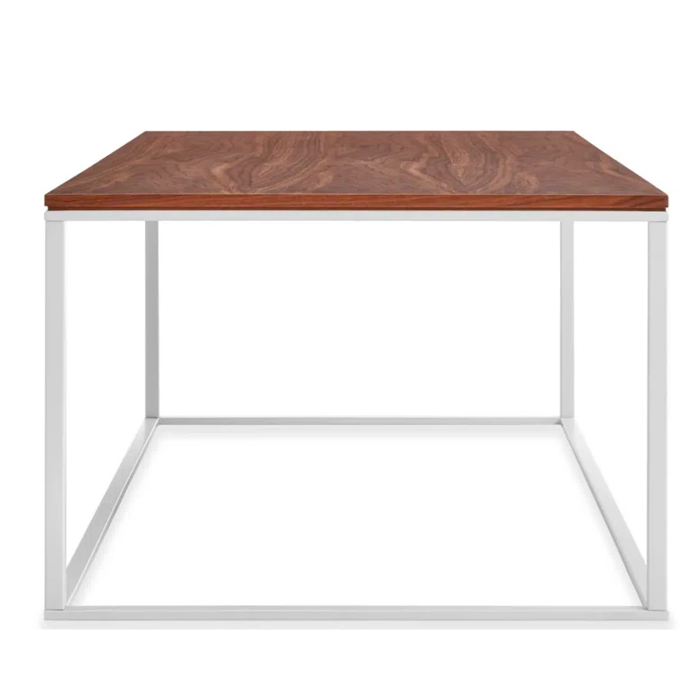 Minimalista Marble and Black Metal Coffee Table
