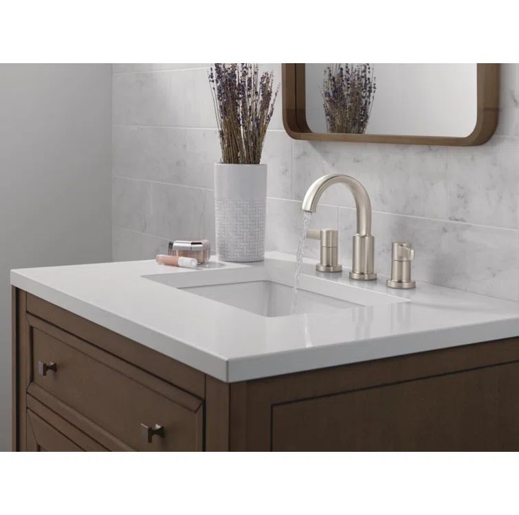 Albion Brushed Nickel 2-Handle Widespread Bathroom Faucet