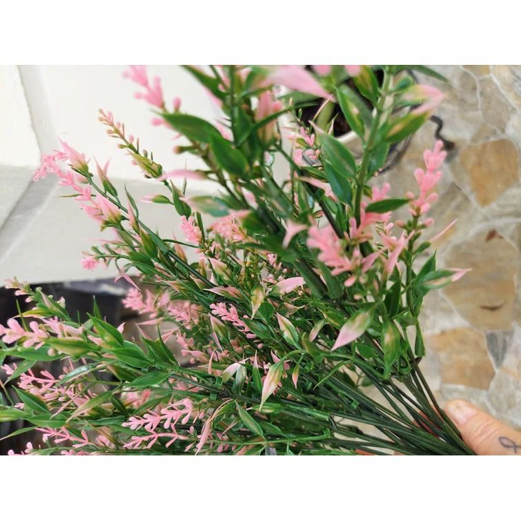 4' Pink Bougainvillea Artificial Tree in Black Pot