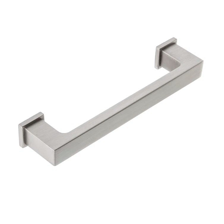 Chelsey 4" Satin Nickel Rectangular Bar Pull Multipack
