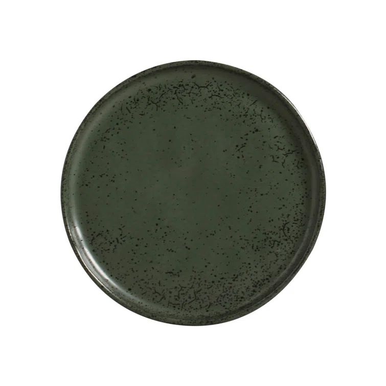 Greenery 6.1'' Porcelain Round Bread Plate