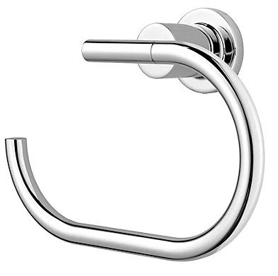 Polished Chrome Wall Mounted Towel Ring