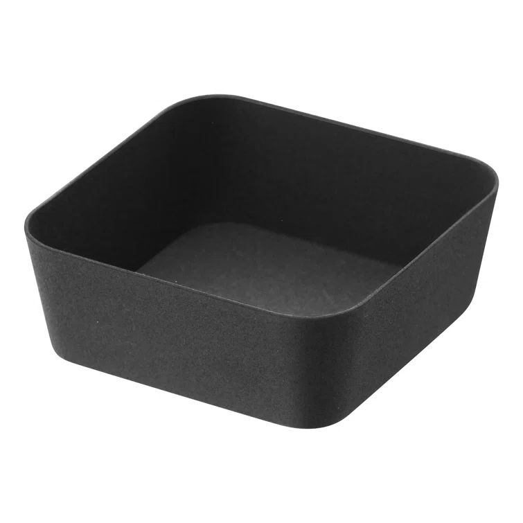 Yamazaki Minimalist Black Metal Vanity Accessory Tray