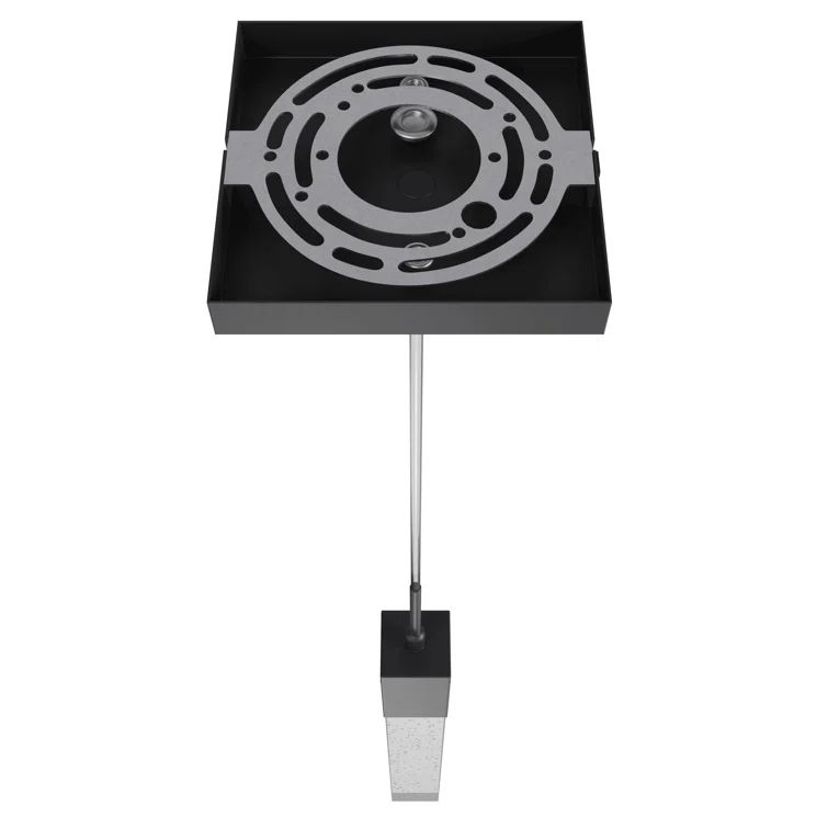 Matte Black Crystal Mini LED Pendant Light