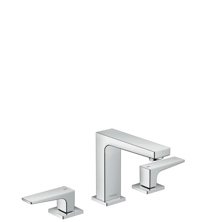 Metropol Chrome Dual Lever Widespread Bathroom Faucet