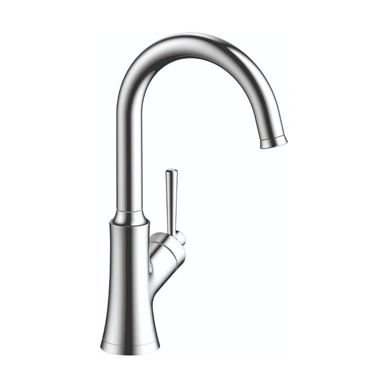Joleena Chrome Pull-Out Spray Bar Faucet with Lever Handle