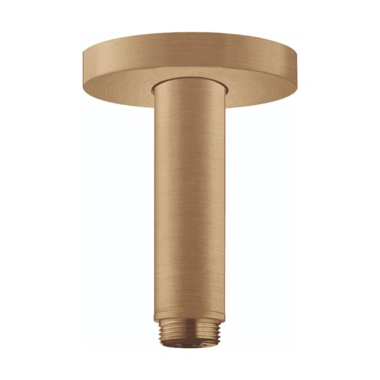 Brushed Bronze Ceiling Mount Shower Arm Extension