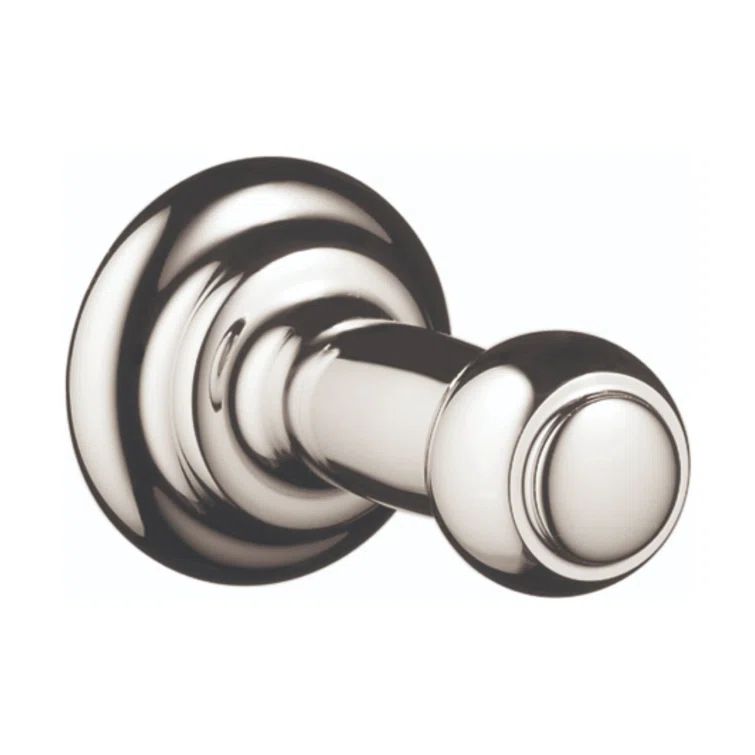 Polished Nickel Modern Wall Mount Single Robe Hook