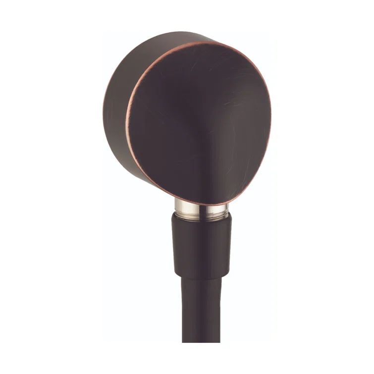 Rubbed Bronze Modern Wall Outlet with Check Valve