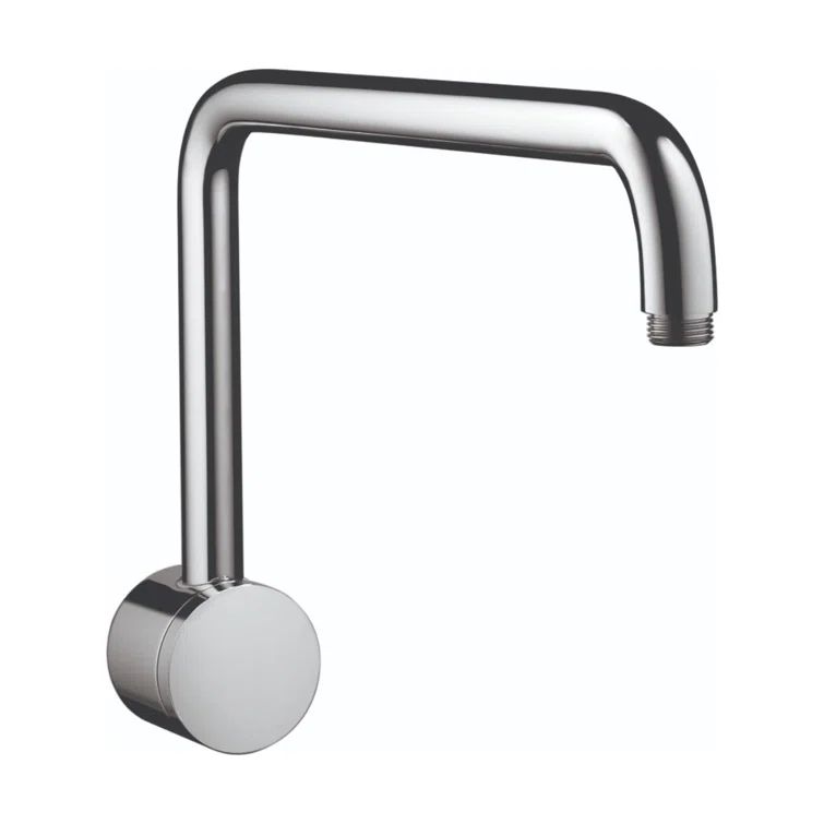 Radiance Brass Swivel 16-inch Shower Arm in Brushed Nickel