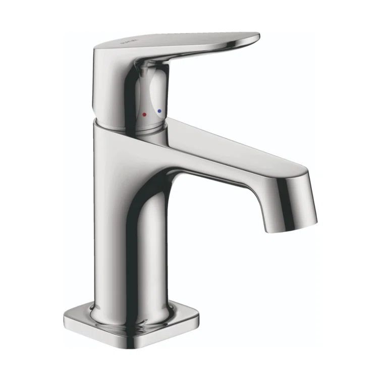 EcoLux Modern Single-Hole Chrome Bathroom Faucet with Drain Assembly