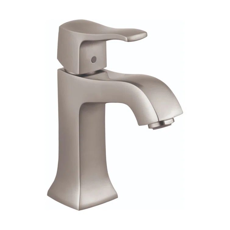 Polished Nickel Single Hole Modern Brass Bathroom Faucet